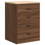 Garage Cabinets 6 pcs Brown Oak Engineered Wood de , Armarios industriales - Ref: Foro24-3328347, Precio: 409,21 €, Descuento: %