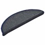 Alfombrilla escalera 30 uds gris oscuro y azul 56x17x3 cm de , Alfombrillas para escalones - Ref: Foro24-3365743, Precio: 94,...