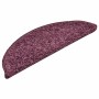 Alfombrilla escalera 30 uds morado oscuro 56x17x3 cm de , Alfombrillas para escalones - Ref: Foro24-3365811, Precio: 130,17 €...