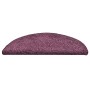 Alfombrilla escalera 30 uds morado oscuro 56x17x3 cm de , Alfombrillas para escalones - Ref: Foro24-3365811, Precio: 130,17 €...