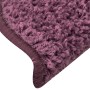 Alfombrilla escalera 30 uds morado oscuro 56x17x3 cm de , Alfombrillas para escalones - Ref: Foro24-3365811, Precio: 130,17 €...