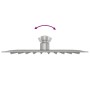 Cabezal de ducha cuadrado efecto lluvia acero inox 304 20x20 cm de , Cabezales de ducha - Ref: Foro24-4103912, Precio: 15,25 ...