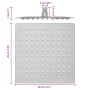 Cabezal de ducha cuadrado efecto lluvia acero inox 304 20x20 cm de , Cabezales de ducha - Ref: Foro24-4103912, Precio: 15,25 ...
