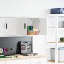 Armario de pared para garaje madera de ingeniería blanco de , Armarios industriales - Ref: Foro24-860643, Precio: 50,03 €, De...
