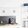 Armario de pared para garaje madera de ingeniería blanco de , Armarios industriales - Ref: Foro24-860643, Precio: 50,03 €, De...