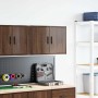 Armario de pared para garaje madera de ingeniería marrón roble de , Armarios industriales - Ref: Foro24-860655, Precio: 43,45...
