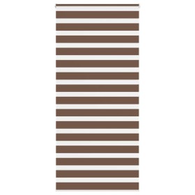 Estor cebra marrón 105x200 cm tejido ancho 100,9 cm poliéster de , Persianas y estores - Ref: Foro24-4014366, Precio: 29,75 €...