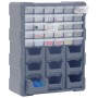 Organizador multicajones con 39 cajones 38x16x47 cm de vidaXL, Cajas de herramientas - Ref: Foro24-149604, Precio: 49,66 €, D...