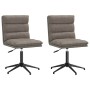 Sillas de comedor 2 unidades cuero sintético gris de , Sillas de comedor - Ref: Foro24-3315407, Precio: 127,10 €, Descuento: %