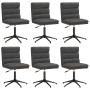 Sillas de comedor 6 unidades cuero sintético negro de , Sillas de comedor - Ref: Foro24-3315708, Precio: 373,61 €, Descuento: %