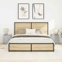 Mesitas de noche con luces LED 2 uds gris hormigón 38x34x50 cm de , Mesitas de noche - Ref: Foro24-861272, Precio: 85,55 €, D...