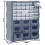 Organizador multicajones con 39 cajones 38x16x47 cm de vidaXL, Cajas de herramientas - Ref: Foro24-149604, Precio: 49,66 €, D...