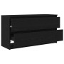 Mueble para TV madera contrachapada negro 100x35x54 cm de , Muebles TV - Ref: Foro24-861806, Precio: 103,04 €, Descuento: %
