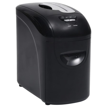 Trituradora de papel 10 hojas microcorte negra de vidaXL, Trituradoras de papel - Ref: Foro24-51553, Precio: 92,67 €, Descuen...