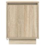 Mesillas de noche con luces LED 2 uds roble sonoma 38x34x50 cm de , Mesitas de noche - Ref: Foro24-861270, Precio: 84,12 €, D...