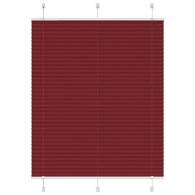 Estor Plisado rojo burdeos 105x150 cm Tela Ancho 104,4 cm de , Persianas y estores - Ref: Foro24-4015246, Precio: 19,70 €, De...