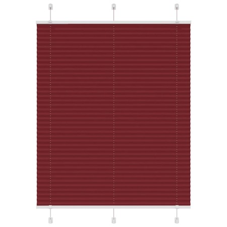 Estor Plisado rojo burdeos 105x150 cm Tela Ancho 104,4 cm de , Persianas y estores - Ref: Foro24-4015246, Precio: 19,70 €, De...