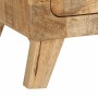Mueble de TV madera maciza de mango rugosa 105x46x32 cm de , Almacenamiento para CD y DVD - Ref: Foro24-4104521, Precio: 223,...