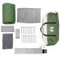 Tienda de campaña familiar túnel 8 personas impermeable verde de , Tiendas de campaña - Ref: Foro24-4009549, Precio: 219,51 €...