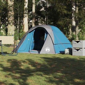 Tienda de campaña familiar para 6 personas impermeable azul de , Tiendas de campaña - Ref: Foro24-4009563, Precio: 146,11 €, ...