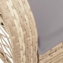 Silla mecedora de jardín con cojines ratán sintético beige de , Sillas de jardín - Ref: Foro24-4104196, Precio: 118,07 €, Des...