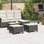 Taburetes de jardín con cojines 2 uds negro 55x55x36 cm de , Otomanas de exterior - Ref: Foro24-4108246, Precio: 94,17 €, Des...