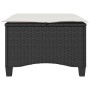 Taburetes de jardín con cojines 2 uds negro 55x55x36 cm de , Otomanas de exterior - Ref: Foro24-4108246, Precio: 94,17 €, Des...