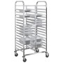 Carro con bandejas y 32 contenedores GN 75x55x162,5 cm de , Carros de cocina y comedor - Ref: Foro24-4108072, Precio: 241,17 ...