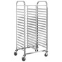 Carro con bandejas y 32 contenedores GN 75x55x162,5 cm de , Carros de cocina y comedor - Ref: Foro24-4108072, Precio: 241,17 ...