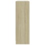 Estantería de madera contrachapada color roble 80x24x75 cm de , Librerías y estanterías - Ref: Foro24-800894, Precio: 46,72 €...