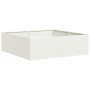 Jardinera acero blanco 100x100x30 cm de , Maceteros y jardineras - Ref: Foro24-860809, Precio: 73,01 €, Descuento: %