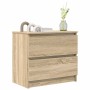 Mueble para TV madera contrachapada roble ahumado 60x35x54 cm de , Muebles TV - Ref: Foro24-861780, Precio: 64,89 €, Descuent...