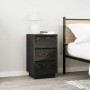 Mesilla de noche con luces LED negro38x34x65 cm de , Mesitas de noche - Ref: Foro24-861302, Precio: 75,69 €, Descuento: %