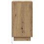Mesilla de noche con luces LED roble artesanal 38x34x65 cm de , Mesitas de noche - Ref: Foro24-861309, Precio: 74,68 €, Descu...
