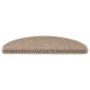Alfombra autoadhesiva escalera sisal 30 uds 65x21x4 cm arena de , Alfombrillas para escalones - Ref: Foro24-3365879, Precio: ...