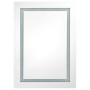 Armario de baño con espejo y LED color roble 50x13x70 cm de vidaXL, Tocadores de baño - Ref: Foro24-326492, Precio: 146,99 €,...