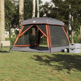 Tienda de campaña familiar 6 personas impermeable gris naranja de , Tiendas de campaña - Ref: Foro24-4009568, Precio: 190,96 ...