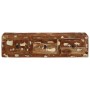 Mueble de TV de pared madera maciza reciclada 100x32x25 cm de , Almacenamiento para CD y DVD - Ref: Foro24-4104528, Precio: 1...