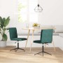 Sillas de comedor 2 unidades terciopelo verde oscuro de , Sillas de comedor - Ref: Foro24-3315369, Precio: 115,51 €, Descuent...