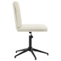 Sillas de comedor 2 unidades terciopelo crema de , Sillas de comedor - Ref: Foro24-3315376, Precio: 114,67 €, Descuento: %