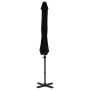 Sombrilla voladiza con poste de aluminio negro 300 cm de vidaXL, Sombrillas - Ref: Foro24-46988, Precio: 125,51 €, Descuento: %