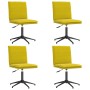 Sillas de comedor 4 unidades terciopelo amarillo de , Sillas de comedor - Ref: Foro24-3315644, Precio: 221,18 €, Descuento: %