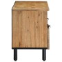 Mueble de TV madera maciza de mango marrón 100x33x46 cm de , Almacenamiento para CD y DVD - Ref: Foro24-4017738, Precio: 123,...