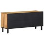 Mueble de TV madera maciza de mango marrón 100x33x46 cm de , Almacenamiento para CD y DVD - Ref: Foro24-4017738, Precio: 123,...