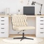 Silla de oficina giratoria tela color crema de , Sillas - Ref: Foro24-4105403, Precio: 107,15 €, Descuento: %
