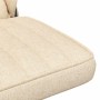 Silla de oficina giratoria tela color crema de , Sillas - Ref: Foro24-4105403, Precio: 107,15 €, Descuento: %