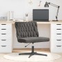Silla de oficina giratoria imitación lana rizada gris oscuro de , Sillas - Ref: Foro24-4105398, Precio: 92,98 €, Descuento: %