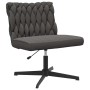 Silla de oficina giratoria imitación lana rizada gris oscuro de , Sillas - Ref: Foro24-4105398, Precio: 92,98 €, Descuento: %