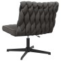 Silla de oficina giratoria imitación lana rizada gris oscuro de , Sillas - Ref: Foro24-4105398, Precio: 92,98 €, Descuento: %