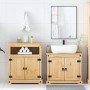 Juego de muebles de baño Corona 2 pzas madera maciza pino de , Muebles de baño - Ref: Foro24-3334637, Precio: 206,61 €, Descu...